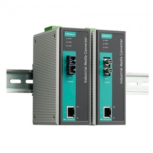 مبدل رسانه اترنت به فیبر موگزا MOXA IMC-101-M-SC-T Ethernet-To-Fiber Media Converter