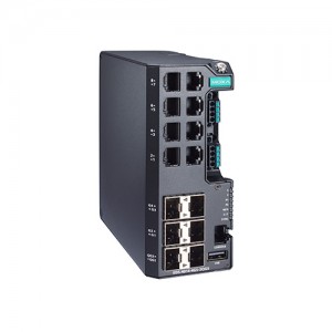 سوئیچ مدیریتی لایه 2 صنعتی موگزا MOXA EDS-4014-4GS-2QGS-LV-T Layer 2 Managed Switch