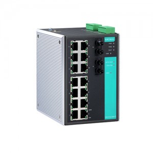 سوئیچ مدیریتی لایه 2 صنعتی موگزا MOXA EDS-516A-MM-ST-T Layer 2 Managed Switch