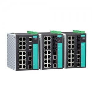 سوئیچ مدیریتی لایه 2 صنعتی موگزا MOXA EDS-518A-MM-SC-T Layer 2 Managed Switch