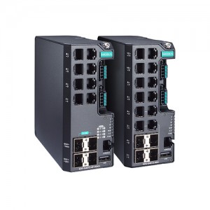سوئیچ مدیریتی لایه 2 صنعتی موگزا MOXA EDS-G4012-4GC-LV-T Layer 2 Managed Switch