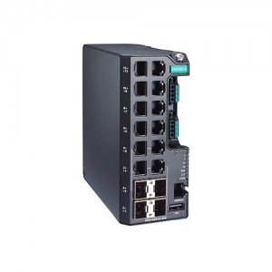 سوئیچ مدیریتی لایه 2 صنعتی موگزا MOXA EDS-G4012-4GC-LV-T Layer 2 Managed Switch