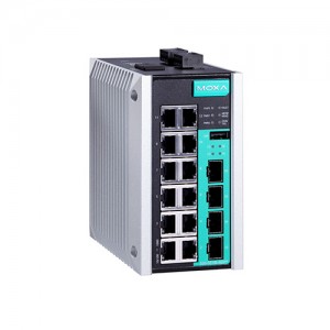 سوئیچ مدیریتی لایه 2 صنعتی موگزا MOXA EDS-G516E-4GSFP-T Layer 2 Managed Switch