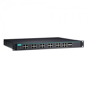 سوئیچ اترنت رکمونت موگزا MOXA IKS-G6524A-8GSFP-4GTXSFP-HV-HV-T Rackmount Ethernet Switch