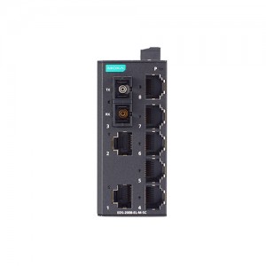 سوئیچ غیرمدیریتی صنعتی موگزا MOXA EDS-2008-EL-M-SC-T Unmanaged Ethernet Switch