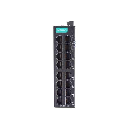 سوئیچ غیرمدیریتی صنعتی موگزا MOXA EDS-2016-ML Unmanaged Ethernet Switch سوئیچ غیرمدیریتی صنعتی موگزا MOXA EDS-2016-ML Unmanaged Ethernet Switch