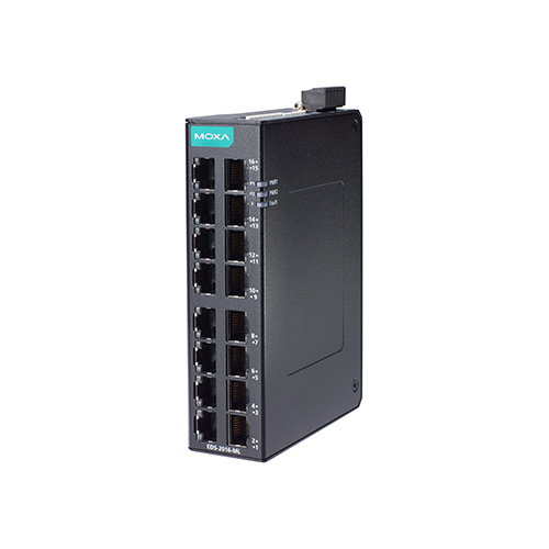 سوئیچ غیرمدیریتی صنعتی موگزا MOXA EDS-2016-ML Unmanaged Ethernet Switch سوئیچ غیرمدیریتی صنعتی موگزا MOXA EDS-2016-ML Unmanaged Ethernet Switch