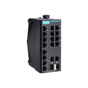 سوئیچ غیرمدیریتی صنعتی موگزا MOXA EDS-2018-ML-2GTXSFP Unmanaged Ethernet Switch