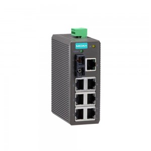 سوئیچ غیرمدیریتی صنعتی موگزا MOXA EDS-208-M-SC Unmanaged Ethernet Switch