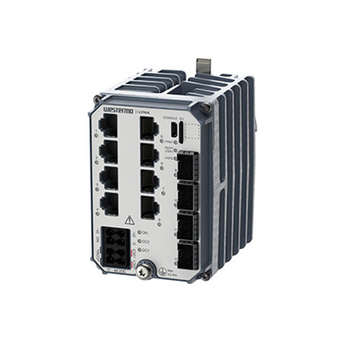 سوئیچ اترنت مدیریتی وسترمو WESTERMO Lynx 5512-F4G-T8G-LV Managed Ethernet Switch سوئیچ اترنت مدیریتی وسترمو WESTERMO Lynx 5512-F4G-T8G-LV Managed Ethernet Switch