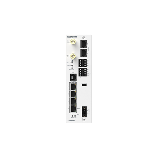 روتر سلولار صنعتی وسترمو WESTERMO Merlin-4708-V-T4G-S2-DI6-DO2-LV-QFR Industrial Cellular Router روتر سلولار صنعتی وسترمو WESTERMO Merlin-4708-V-T4G-S2-DI6-DO2-LV-QFR Industrial Cellular Router