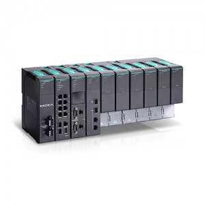 کنترلر قابل برنامه‌ریزی ماژولار موگزا MOXA ioPAC 6500-65M-CPU14-IEC-CT-T Modular Programmable Controller