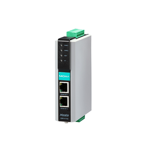 گیت وی پروتکل صنعتی موگزا MOXA MGate EIP3170I-T Industrial EtherNet/IP to DF1 Protocol Gateway