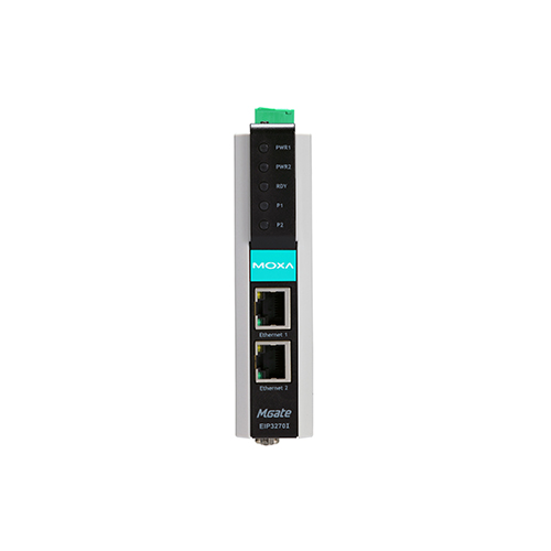 گیت وی پروتکل صنعتی موگزا MOXA MGate EIP3270 Industrial EtherNet/IP to DF1 Protocol Gateway
