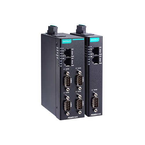 گیت وی پروتکل صنعتی موگزا MOXA MGate 5435-T Industrial Modbus RTU/ASCII/TCP to EtherNet/IP Protocol Gateway