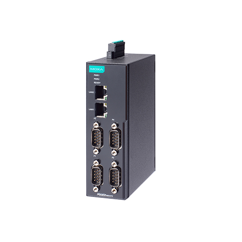 گیت وی پروتکل صنعتی موگزا MOXA MGate MB3470I-G2 Industrial Serial-to-Ethernet Modbus Protocol Gateway