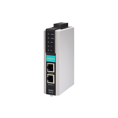گیت وی پروتکل صنعتی موگزا MOXA MGate MB3270 Industrial Serial to Ethernet Modbus Protocol Gateway