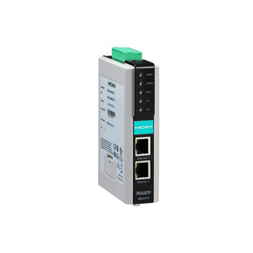 گیت وی پروتکل صنعتی موگزا MOXA MGate MB3270I Industrial Serial to Ethernet Modbus Protocol Gateway