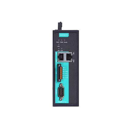 گیت وی پروتکل صنعتی موگزا MOXA MGate 5118-T Industrial CAN-J1939 to Modbus/PROFINET/EtherNet/IP Gateway