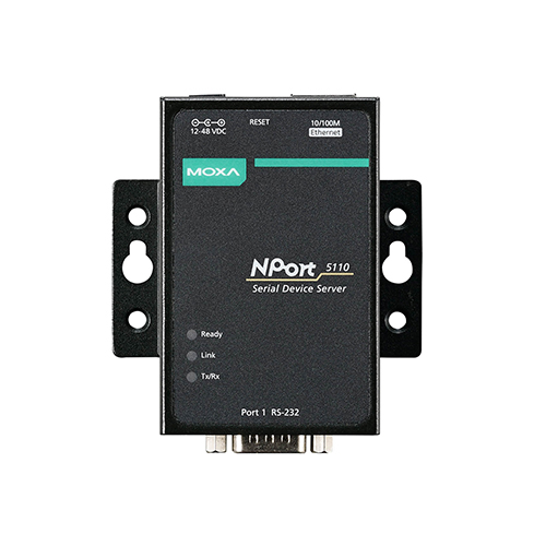 مبدل سریال به اترنت صنعتی موگزا MOXA NPort 5110-T Serial to Ethernet Device Server