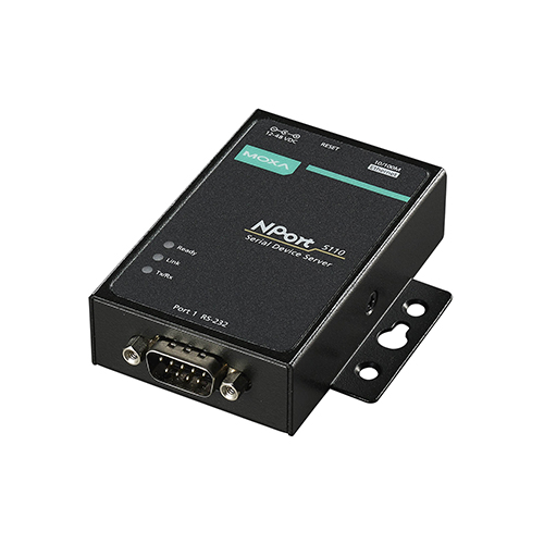 مبدل سریال به اترنت صنعتی موگزا MOXA NPort 5110-T Serial to Ethernet Device Server