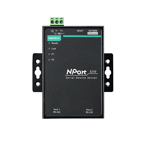 مبدل سریال به اترنت صنعتی موگزا MOXA NPort 5210 Serial to Ethernet Device Server