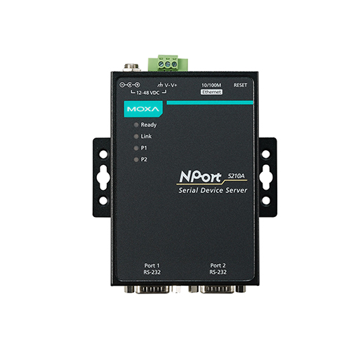 مبدل سریال به اترنت صنعتی موگزا MOXA NPort 5210A-T Serial to Ethernet Device Server