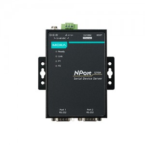 مبدل سریال به اترنت صنعتی موگزا MOXA NPort 5210A Serial to Ethernet Device Server