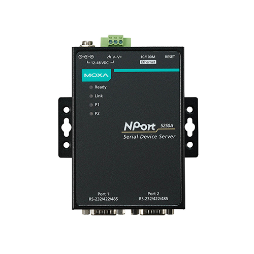 مبدل سریال به اترنت صنعتی موگزا MOXA NPort 5250A Serial to Ethernet Device Server