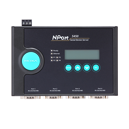 مبدل سریال به اترنت صنعتی موگزا MOXA NPort 5450 Serial to Ethernet Device Server