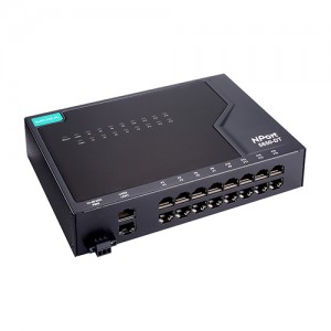 مبدل سریال به اترنت صنعتی موگزا MOXA NPort 5610-16-DT-J-G2-T Serial to Ethernet Device Server
