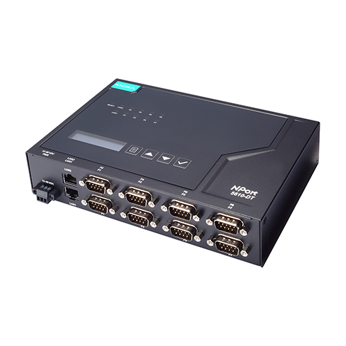 مبدل سریال به اترنت صنعتی موگزا MOXA NPort 5610-8-DT-G2-T Serial to Ethernet Device Server