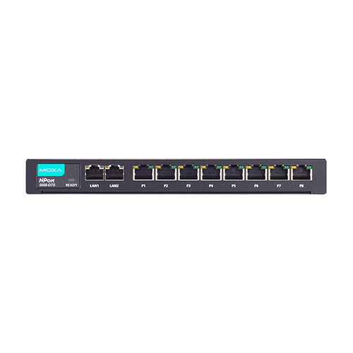 مبدل سریال به اترنت صنعتی موگزا MOXA NPort 5610-8-DTS-J-G2 Serial to Ethernet Device Server