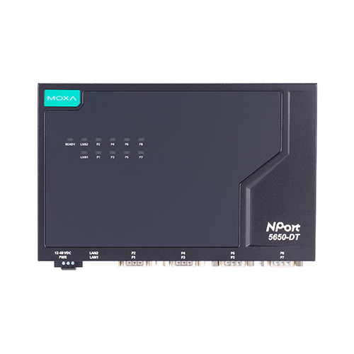 مبدل سریال به اترنت صنعتی موگزا MOXA NPort 5650-8-DT-G2-T Serial to Ethernet Device Server