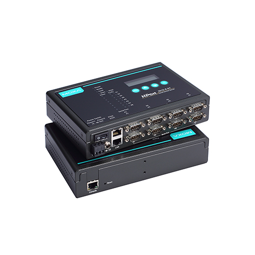 مبدل سریال به اترنت صنعتی موگزا MOXA NPort 5610-8-DT-T Serial to Ethernet Device Server