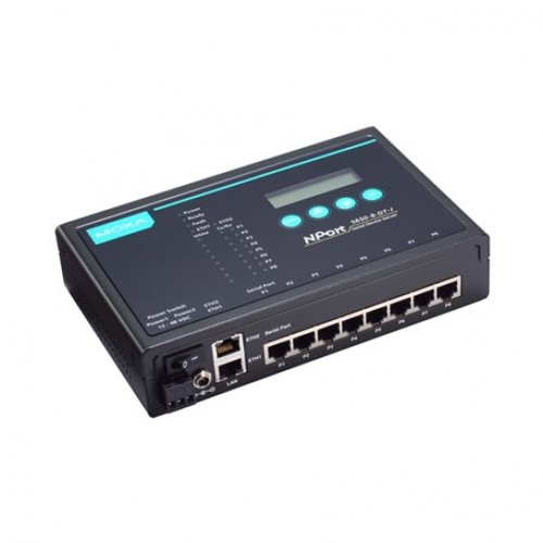 مبدل سریال به اترنت صنعتی موگزا MOXA NPort 5650-8-DT-J Serial to Ethernet Device Server