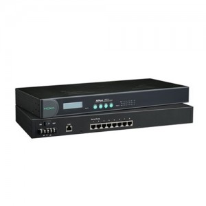 سرور دستگاه سریال به اترنت رکمونت موگزا MOXA NPort 5610-8-48V Rackmount Serial Device Server