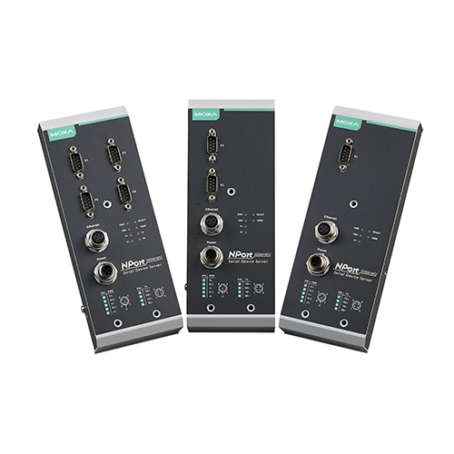 مبدل سریال به اترنت صنعتی موگزا MOXA NPort 5250AI-M12-T Serial to Ethernet Device Server
