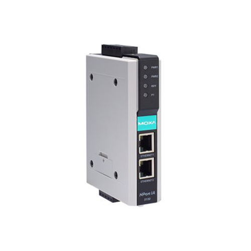 مبدل سریال به اترنت صنعتی موگزا MOXA NPort IA-5150I-T Serial to Ethernet Device Server