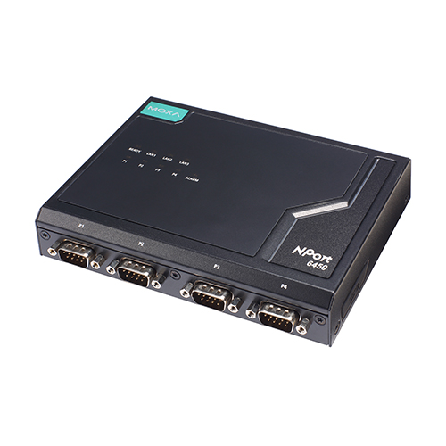 ترمینال سرور صنعتی موگزا MOXA NPort 6450-2S-SC-G2-T Secure Terminal Server