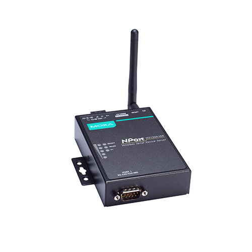 مبدل سریال به اترنت بی سیم صنعتی موگزا MOXA NPort W2150A-W4-T-CN Serial to Wireless Device Server