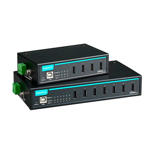 هاب USB صنعتی موگزا MOXA UPort 407-T Industrial USB Hub