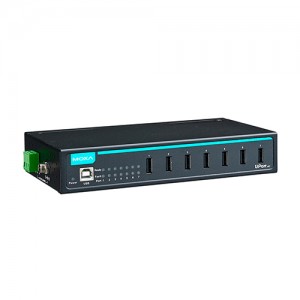 هاب USB صنعتی موگزا MOXA UPort 407-T Industrial USB Hub