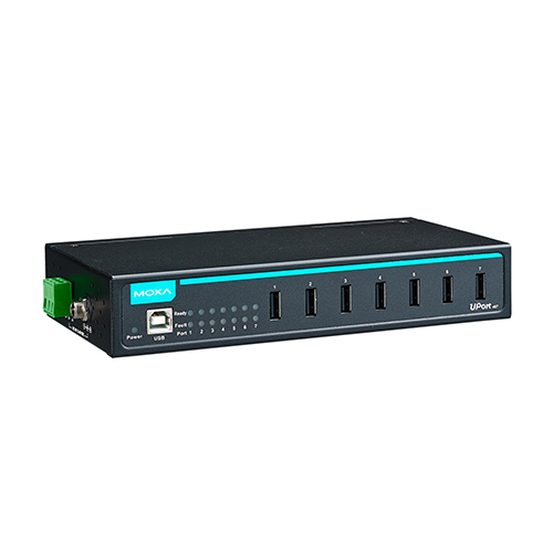 هاب USB صنعتی موگزا MOXA UPort 407-T Industrial USB Hub