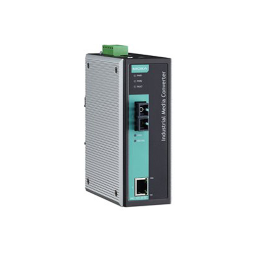 مبدل اترنت به فیبر نوری صنعتی موگزا MOXA IMC-101-M-SC Ethernet-To-Fiber Converter
