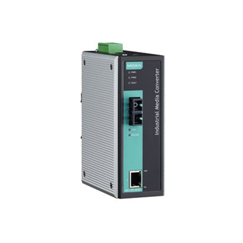 مبدل اترنت به فیبر نوری صنعتی موگزا MOXA IMC-101-S-SC-T Ethernet-To-Fiber Converter