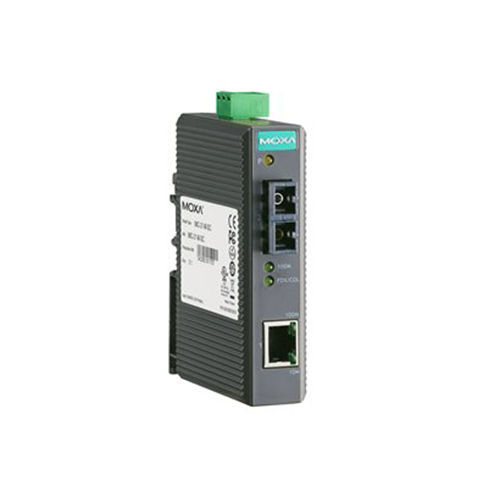 مبدل اترنت به فیبر نوری صنعتی موگزا MOXA IMC-21-M-SC Ethernet-To-Fiber Converter