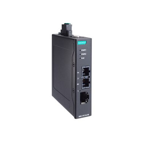 مبدل اترنت به فیبر نوری صنعتی موگزا MOXA IMC-P21A-G2-M-SC Ethernet-To-Fiber Converter