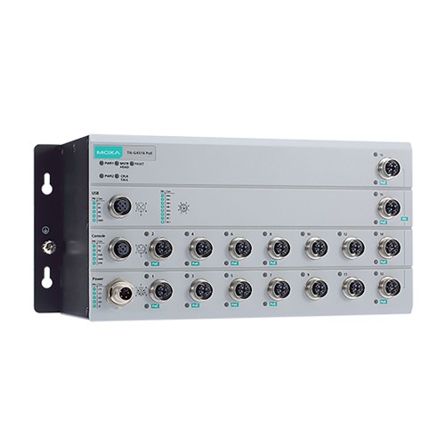 سوئیچ مدیریتی صنعتی موگزا MOXA TN-G4516-8GPoE-4XGPoE-WV-T Managed Ethernet Switch