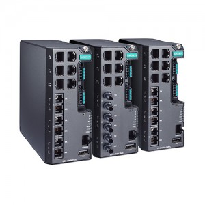 سوئیچ مدیریتی لایه 2 صنعتی موگزا MOXA EDS-4009-3MSC-HV-T Layer 2 Managed Switch